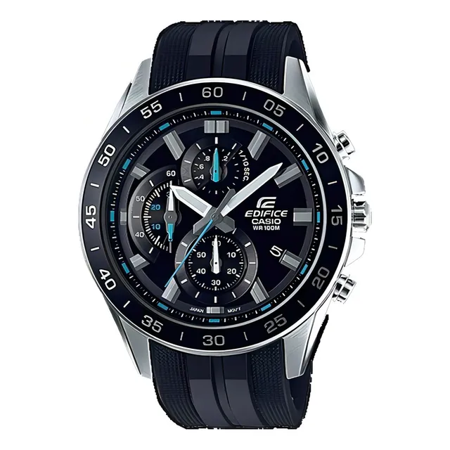 Reloj Hombre Casio Edifice Efv-550p-1avudf | Color De La Correa Negro