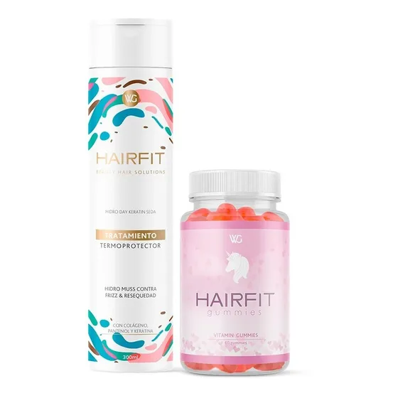 Tratamiento Termoprotector + Vitaminas En Gomitas Hairfit