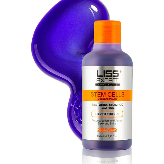 Shampoo Células Madre Silver Edition Liss Expert 250 Ml