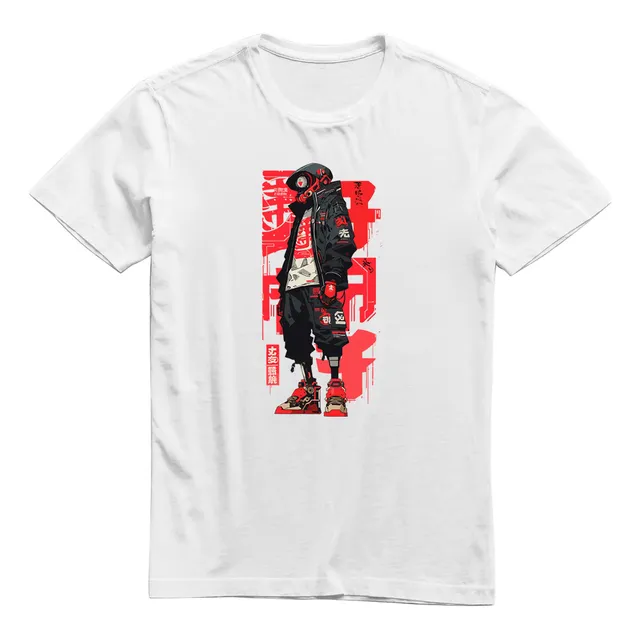 Camiseta Cool Beast Robo Preto Vermelho - Algodão