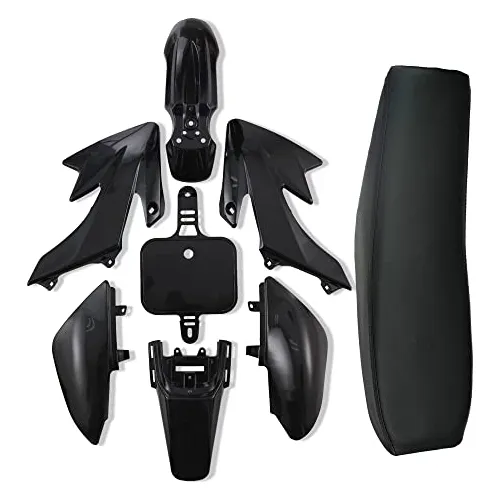 Kit De Plásticos Asiento Negro Crf50 Xr50, Motocicleta...