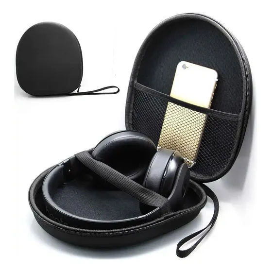 Hard Case Estojo Capa P/ Fone Headphone Headset Tipo Concha