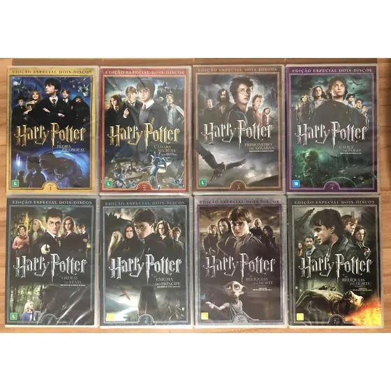Dvd Coleçao Harry Potter Duplo (novo Original Lacrado)