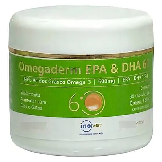Omegaderm 60% 500mg - 30 Capsulas