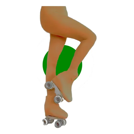 Medias Modellini Pantys Con Cubre Botas Para Patin Artístico