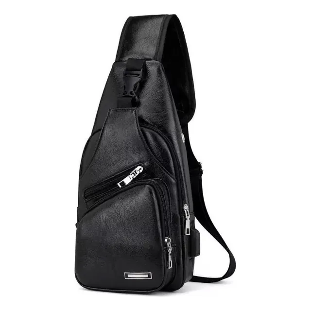Morral Bandolera Mochila Smart Mini Eco Cuero Salida Usb