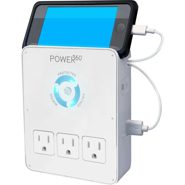 Estacion De Carga 6 Entradas Panamax De Pared Usb P 360 Dock