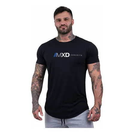 Camiseta Longline Mxd Conceito Estampada Musculação Fitness