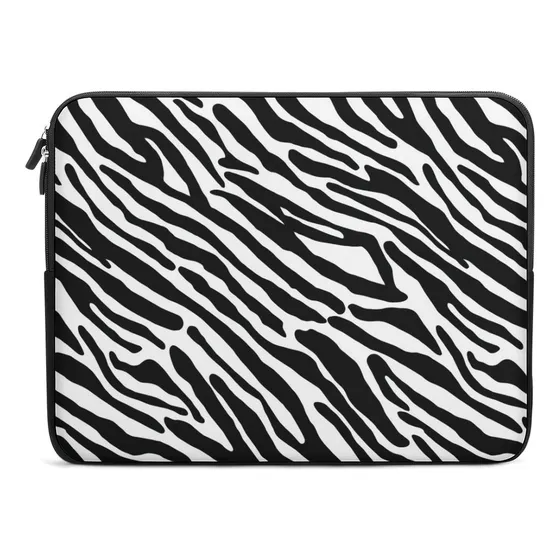 Funda Para Laptop Estampado Cebra Duradera Computadora Casa