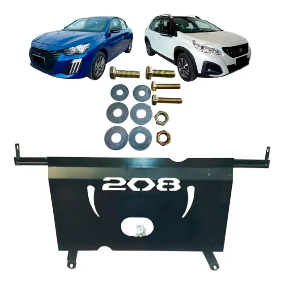 Chapon Cubre Carter Reforzado Peugeot 208 2020 21 22 23 2024