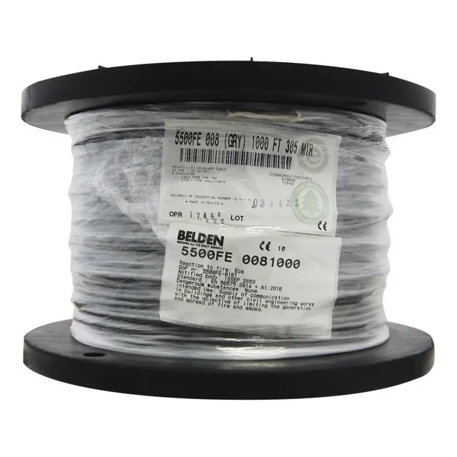 Belden 4x22awg Cmr Strand Blindado Gris Mf 5502fe 0081000