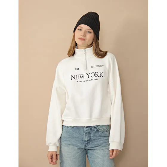 Buzo Onyx New York Algodón Deportivo Mujer Frisa