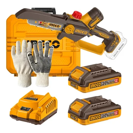 Mini Motosserra Podadora 20v 6'' (cgsl120686-9) - Ingco Amarelo