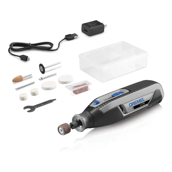 Herramienta Rotativa Inalámbrica Dremel Lite V Li-ion, Kit D