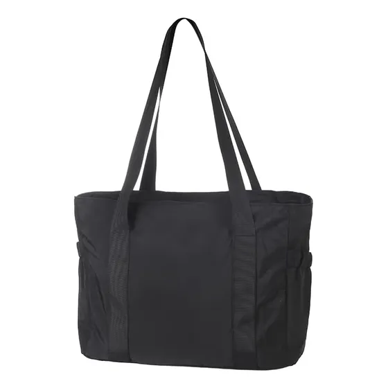 Bolso De Hombro Grande Para Mujer Con Cremallera Negro