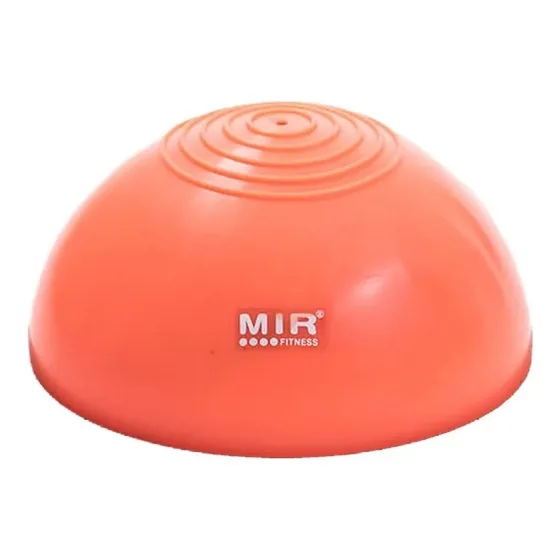 Mini Bosu Mir Media Esfera De 18 Cm Liso Equilibrio Fit Bozu