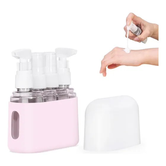 Botellas De Viaje De Set Artículos De Tocador Con Etiqueta