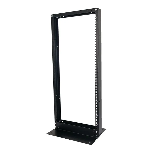Rack Redes Profesional Abierto 19  P 24 Unidades Base L Piso