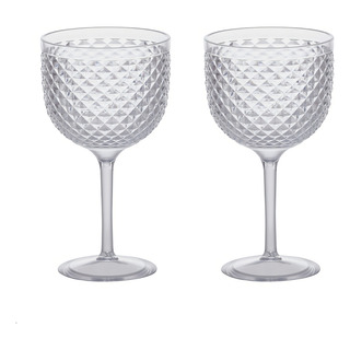 Kit 2 Taças Gin Festa 600 Ml Vinho Drink Transparente Luxxor Kit 2 Taças Gin Festa 600 Ml Vinho Drink Transparente Luxxor