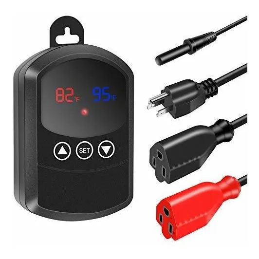 Controlador Temperatura Digital 2 Etapa Termostato Modo Ave