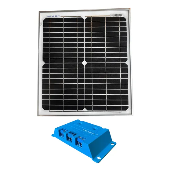 Panel Solar 20w + Regulador Para Bateria 12v Marca Solartec