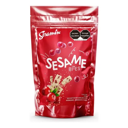 Dulces De Ajonjolí, Arándano, Amaranto Y Miel 400g Sesamin