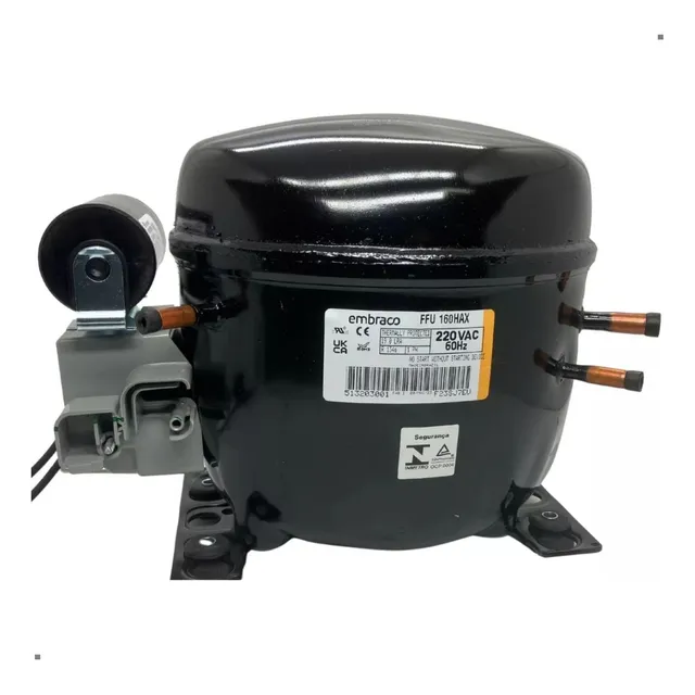 Motor Compressor Embraco 1/2 Hp Ffu 160hax R134 Geladeira