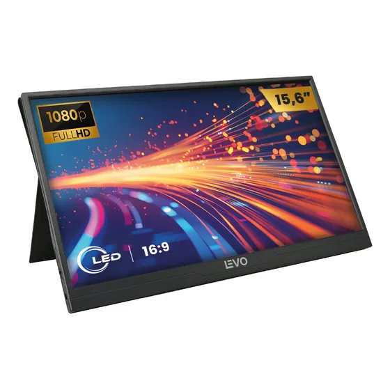 Monitor Portátil Gamer ViewGo 15,6" Full HD 1080P Levo