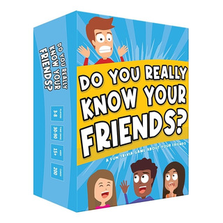 Juego De Mesa ¿realmente Conoces A Tus Amigos? Juego De Mesa ¿realmente Conoces A Tus Amigos?