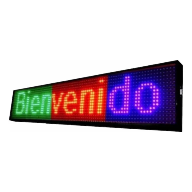 Pantalla Aviso Publicitario Led Luminoso Programable 100 Cm