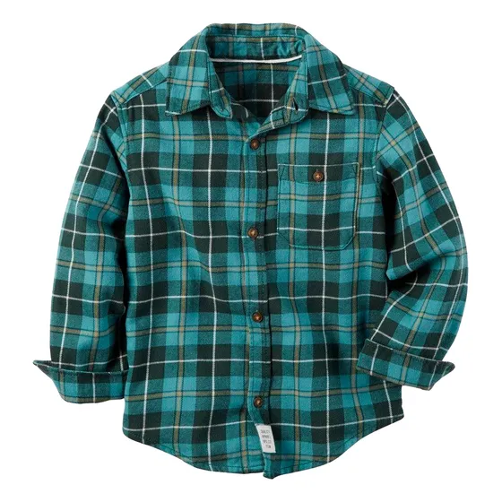 Camisa De Cuadros Juan Diego Verde Oscuro