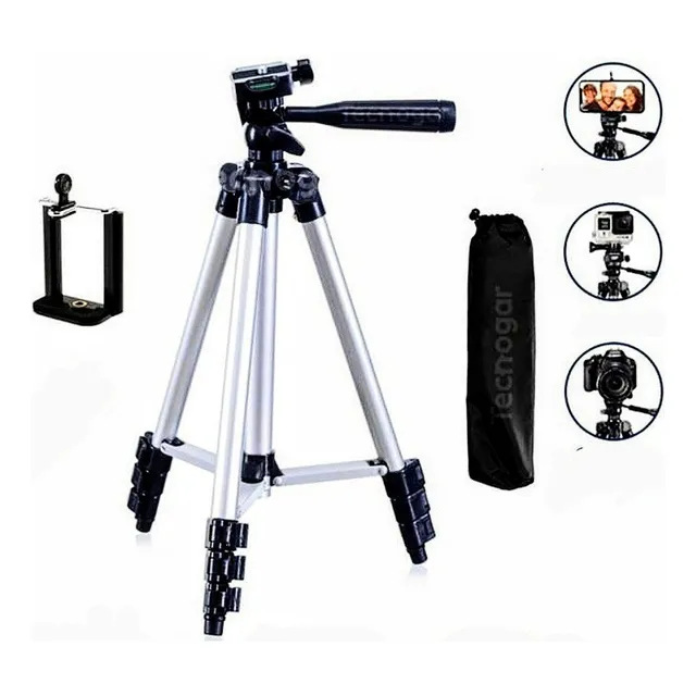 Tripode De Aluminio Para Celular Camara Linterna Profesional
