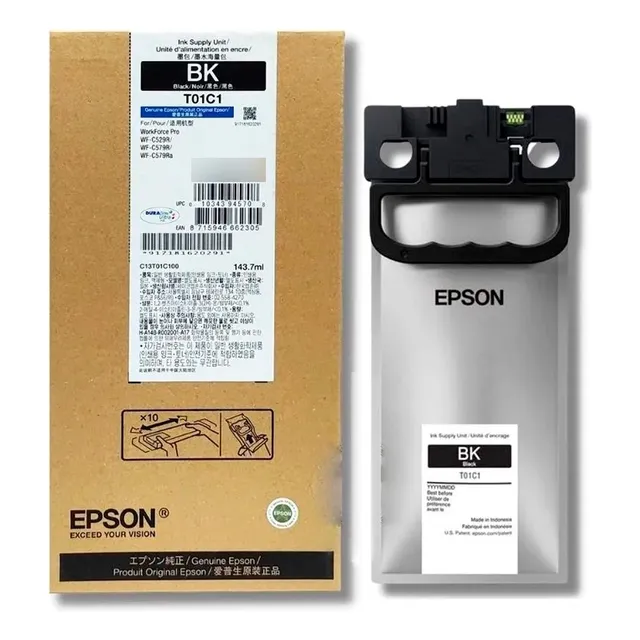 Tinta Epson T01c120 workforce negra