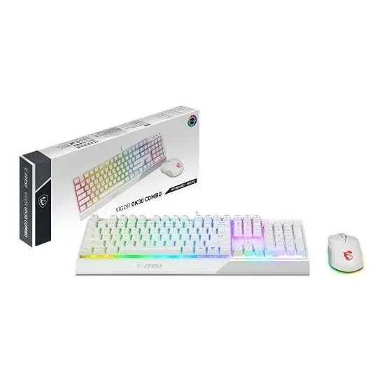 Combo Teclado Y Mouse Msi Vigor Gk30 Retroiluminado Rgb