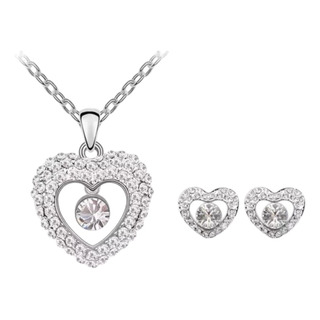 Collar Corazon Regalo San Valentín Día De La Madre Swarovsky Collar Corazon Regalo San Valentín Día De La Madre Swarovsky