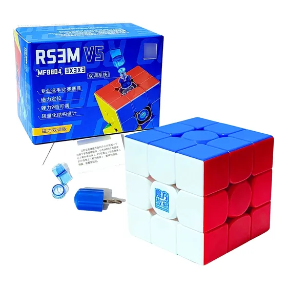 Cubo Mágico 3x3 Profissional Moyu Rs3m V5 Magnético