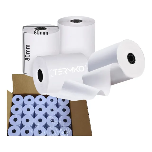 Térmiko By Gayag 80x80 Térmico De 1 Hoja De 55g Blanco De 4 Unidades Por Pack