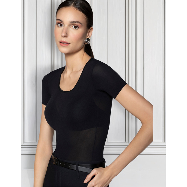 Blusa Segunda Pele Fio 70 Microfibra Manga Curta Lupo Loba Blusa Segunda Pele Fio 70 Microfibra Manga Curta Lupo Loba