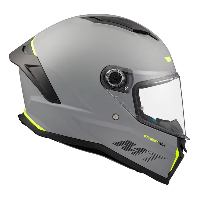 Casco Para Moto Mt Helmets Stinger Stinger 2 Gris Mate Talla Xl (61-62 Cm)