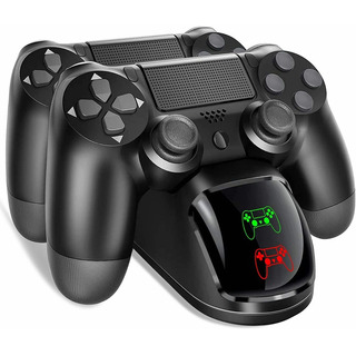 Cargador Controlador Usb Doble Para Mando Ps4 Negro Cargador Controlador Usb Doble Para Mando Ps4 Negro