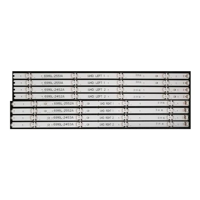 Tiras Led 49uh6500 - 49uh6100 Nuevas X8tiras