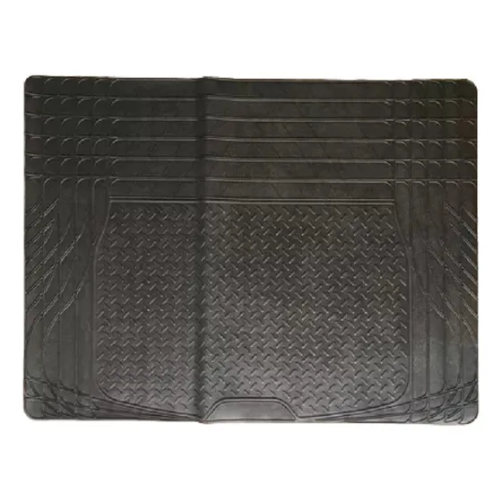 Alfombra Maleta Cuadrada Ajustable Negra 121x81cm (e)