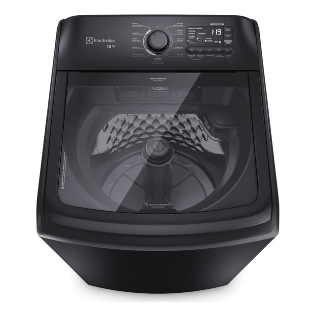 Máquina De Lavar Electrolux 18kg Preta Tripla Filtragem Leb Cor Preto Máquina De Lavar Electrolux 18kg Preta Tripla Filtragem Leb Cor Preto