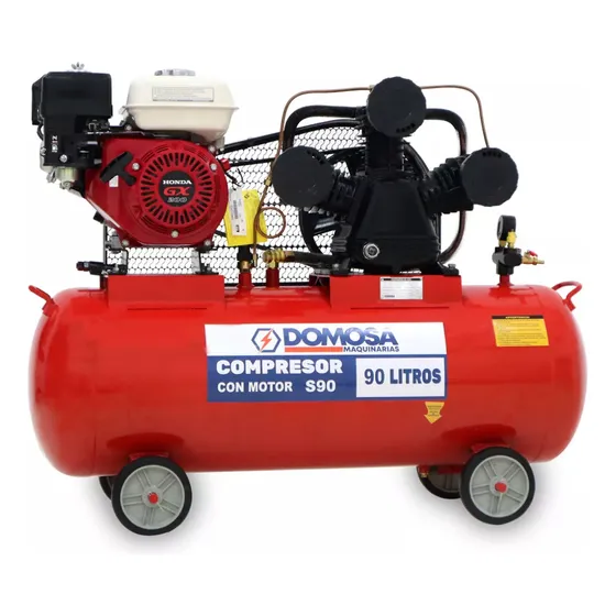 Compresor De Aire A Gasolina Honda 6,5 Hp Tanque De 90 Lts.