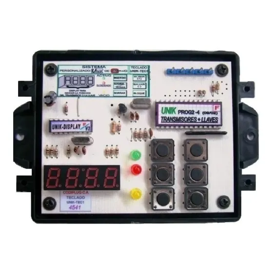 Teclado Programador De Control Codiplug Unik Saw Tec1