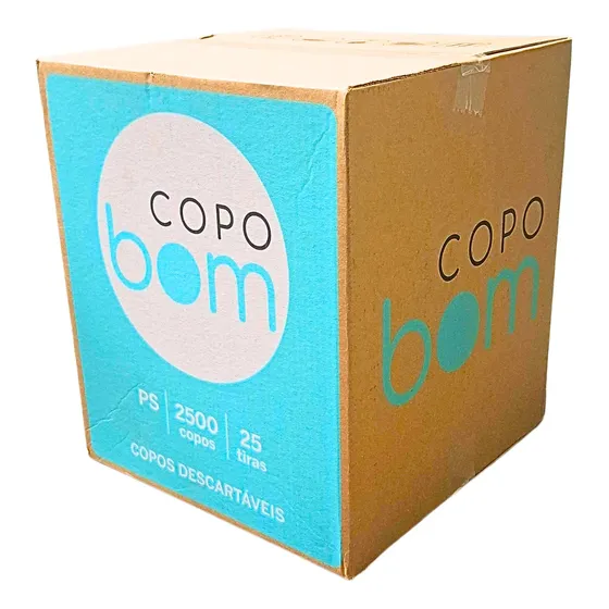 Copo 180ml Flex Transparente Descartável Ps 2500 Copos Full