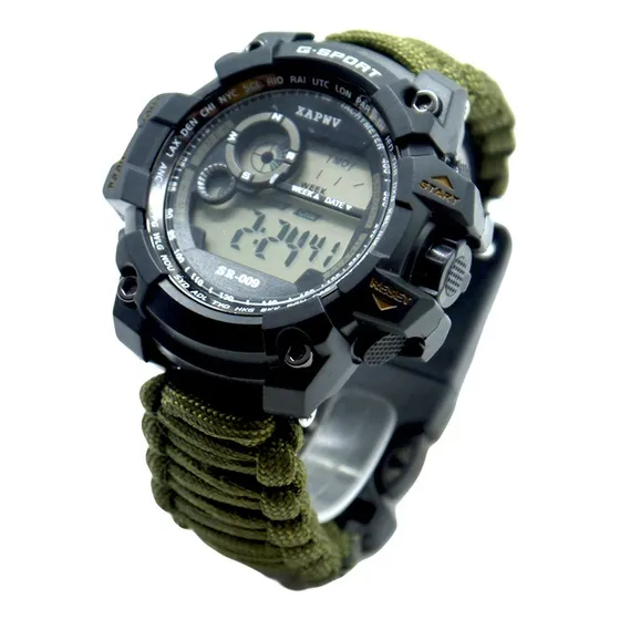 Reloj Táctico Militar De Supervivencia Senderismo O Camping