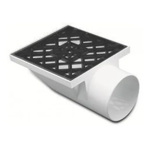 Embudo Pvc 4 Pulgadas 110 Tigre Horizontal Chanela C/rejilla