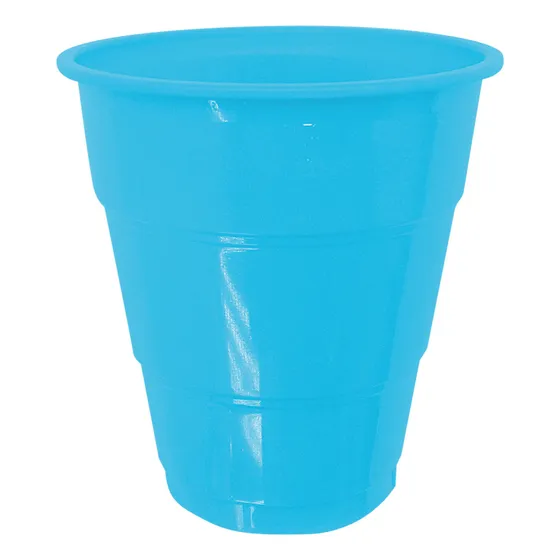 Set 10 Vasos 7oz Celeste Big Party