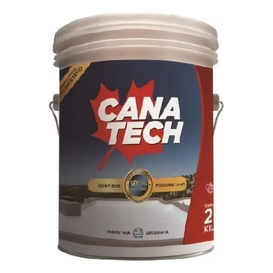Pintura Membrana Liquida Impermeabilizante Canatech 20k Color Blanco
